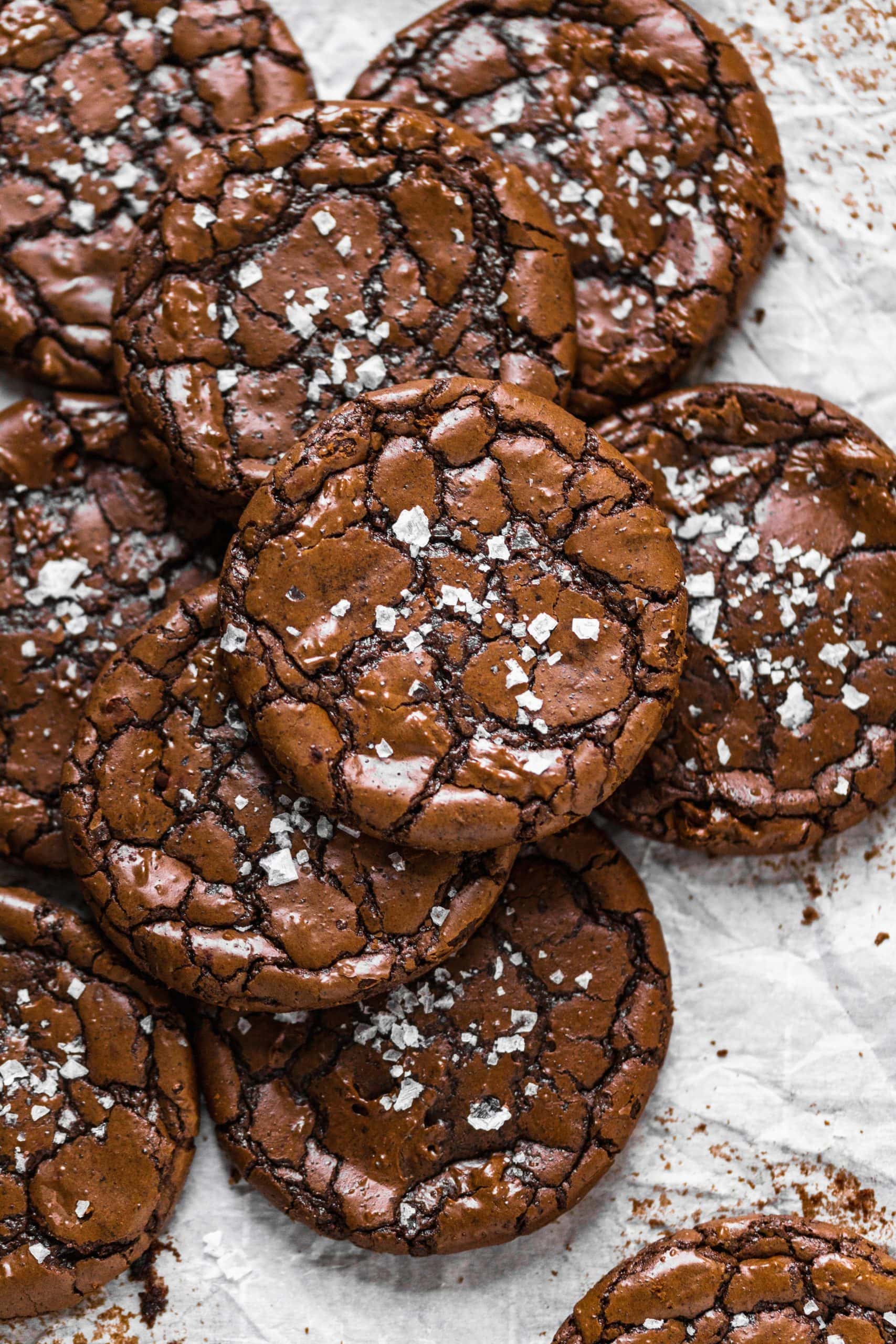 Fudgy Crinkle Top M&M Brownies - Bakers Table