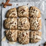 spiced maple pecan scones