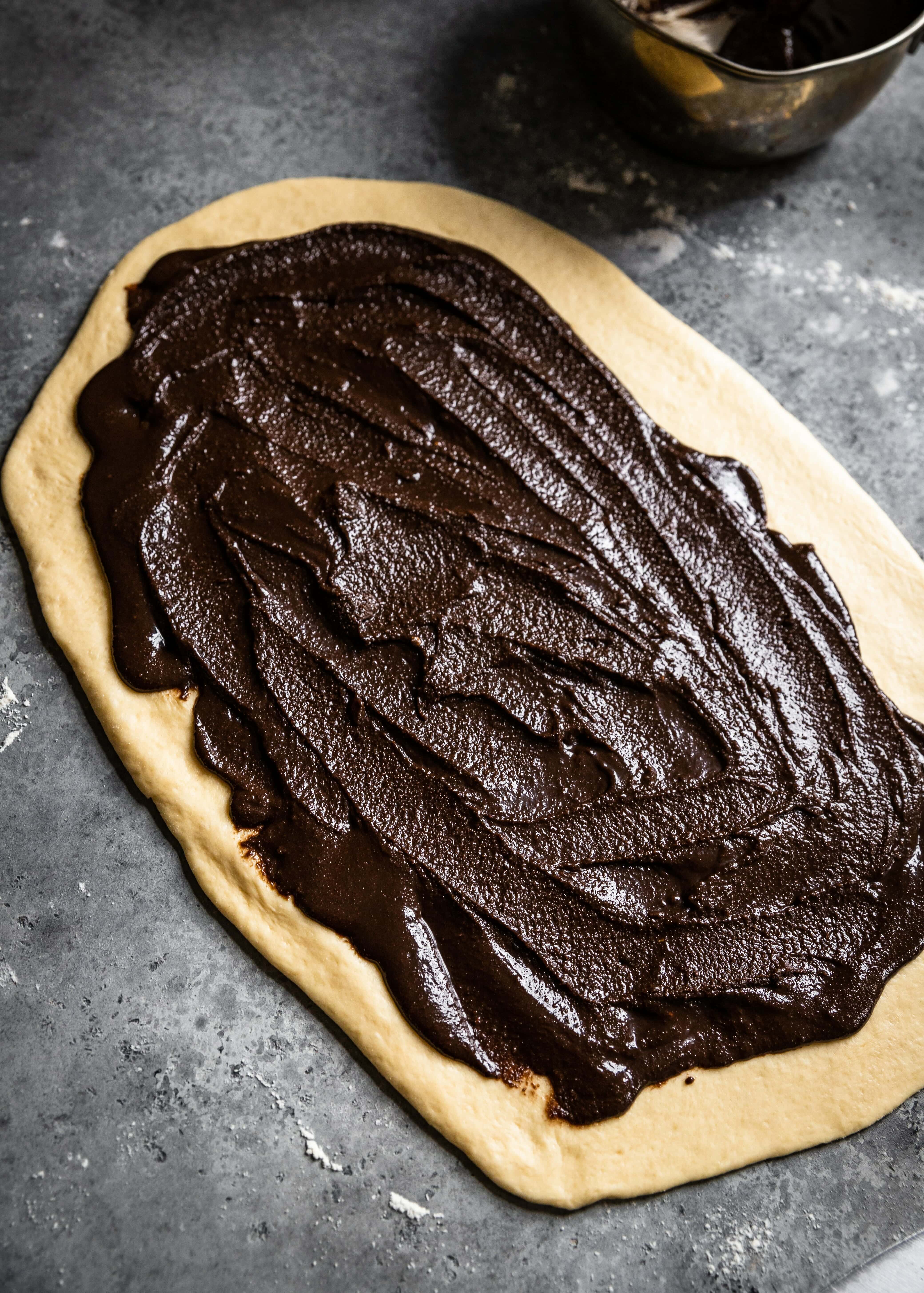 Dark Chocolate Tahini Swirl Bundt Cake - Soom Foods