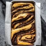 Dark Chocolate Tahini Babka