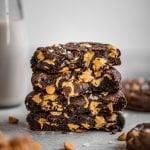 Copycat Levain Bakery Dark Chocolate Peanut Butter Chip Cookies