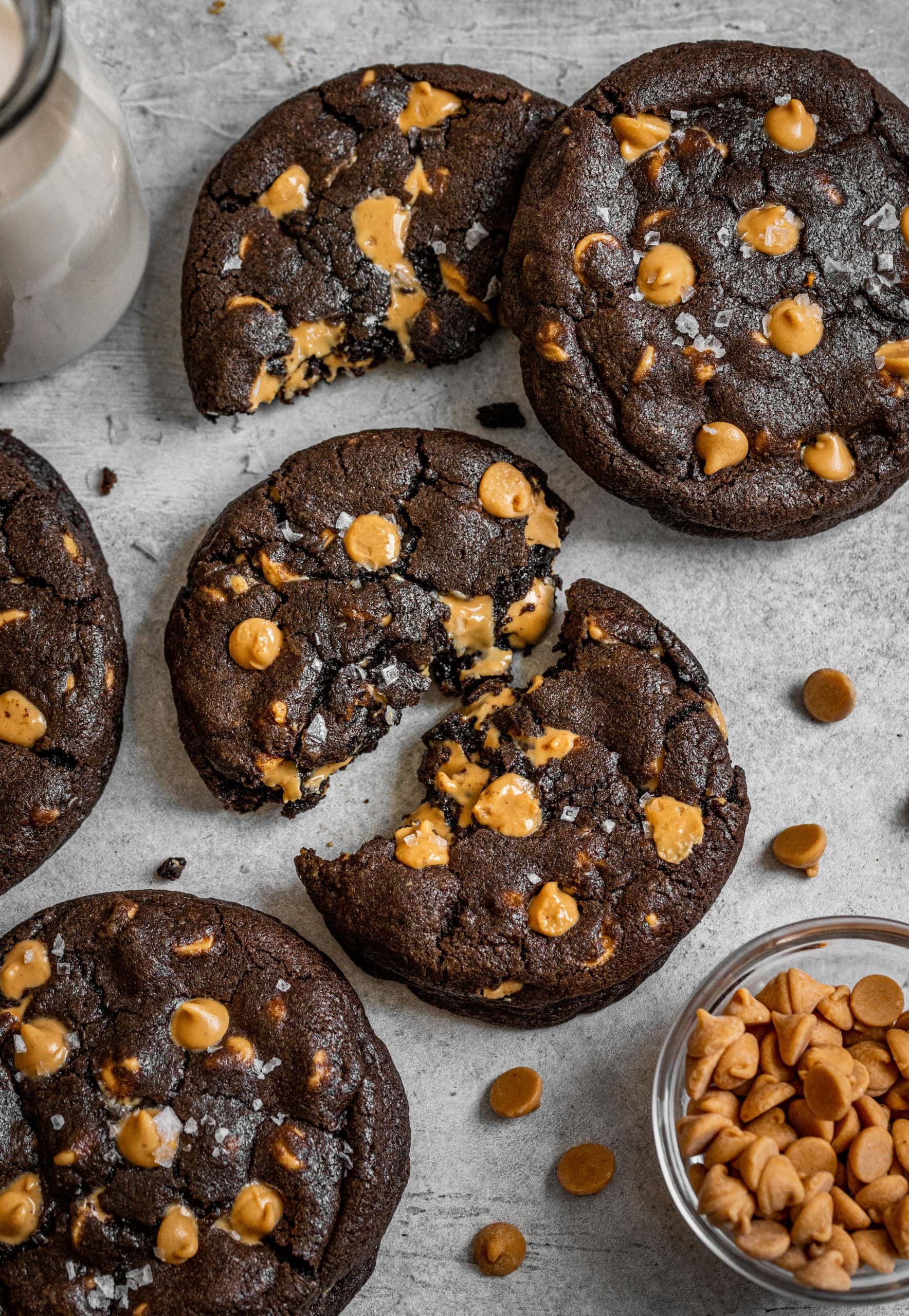 Levain Bakery Dark Chocolate Peanut Butter Chip Cookies – Modern Honey