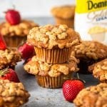 Strawberry Swirl Coffee Cake Muffins