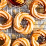 Vanilla Bean Honey Glazed Crullers
