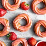 Strawberry Cardamom Crullers