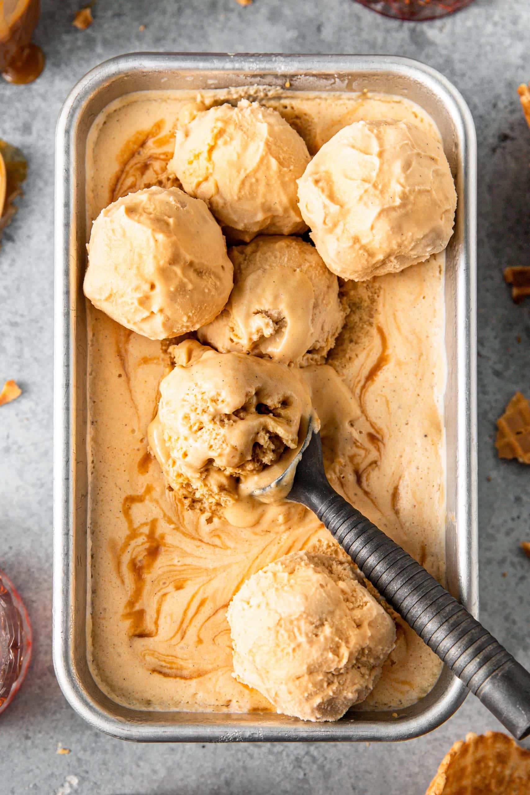 Proof Bourbon Caramel Ice Cream