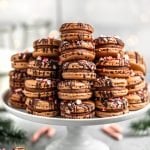 Peppermint Mocha Macarons