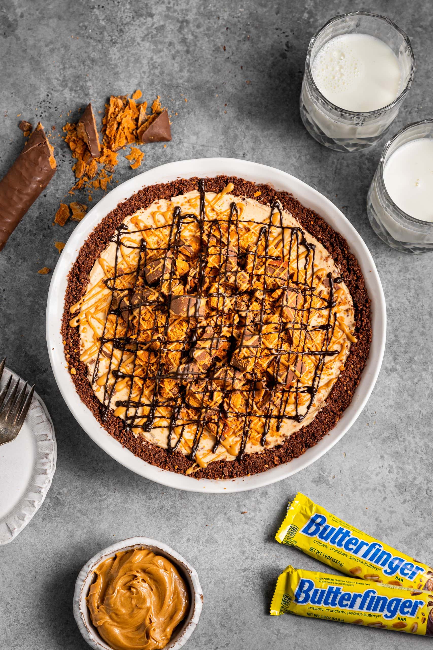 No-Bake Butterfinger® Pie
