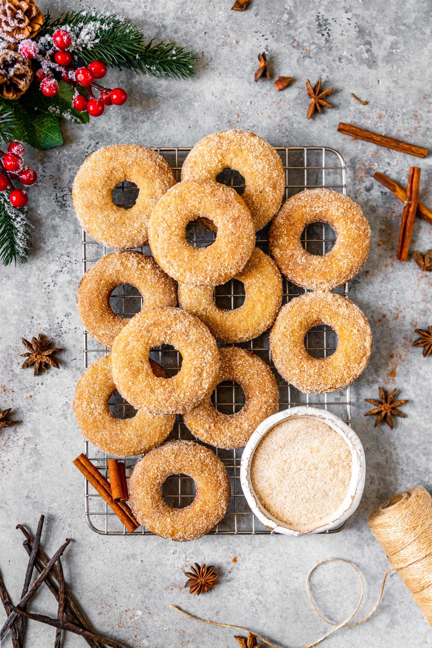 Vanilla Chai Baked Donuts