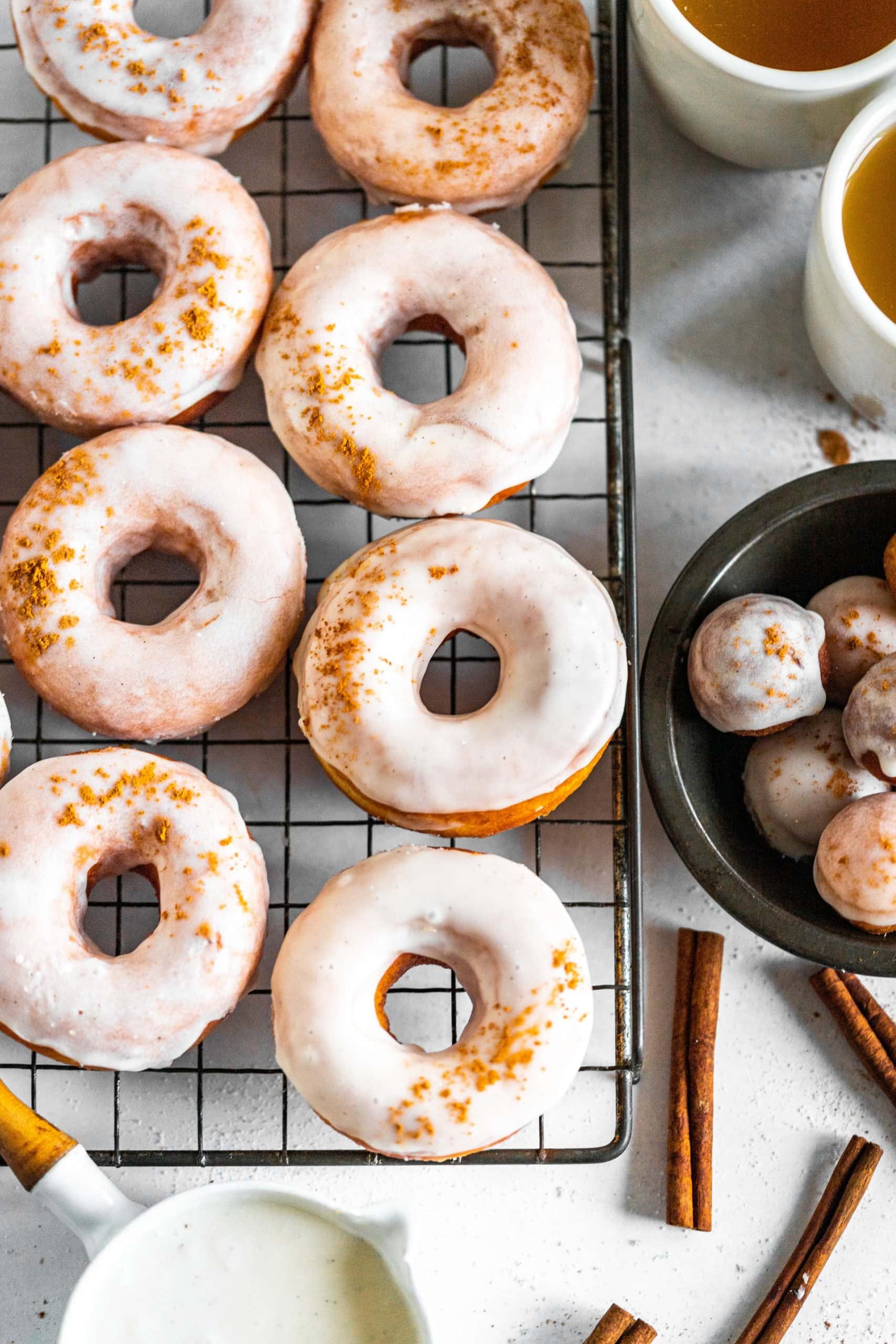 Apple Cider Glazed Doughnuts