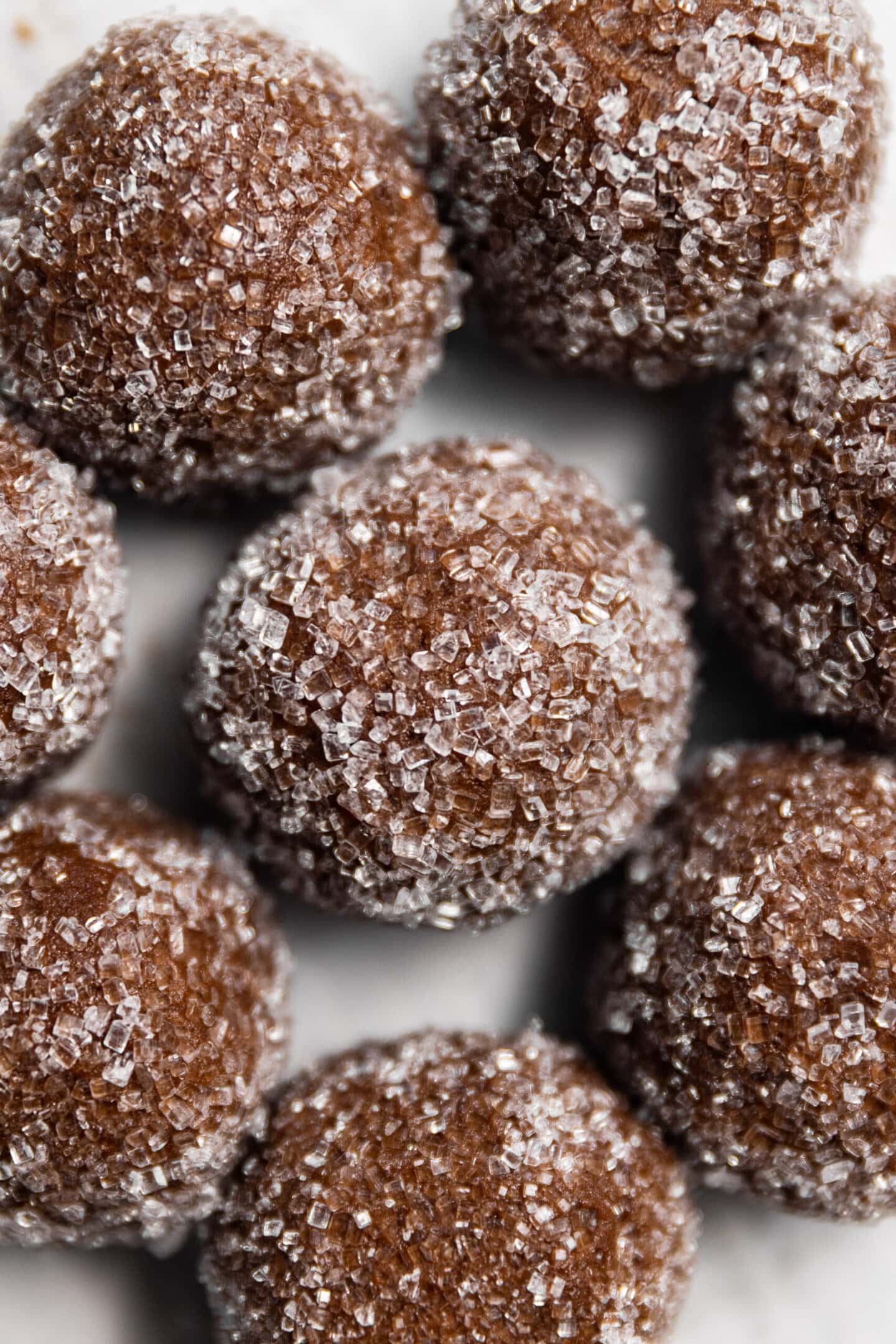 Chocolate sugar cookie dough balls